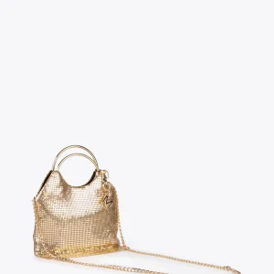 Lola Casademunt Bolsos De Mano Y Neceseres | Bandoleras<Bolso fiesta dorado NEGRO