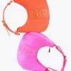 Lola Casademunt Bolsos<Bolso media luna fluor FUCSIA