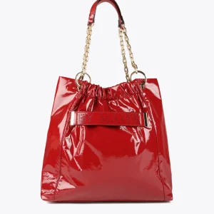 Lola Casademunt Bolsos Shopper | Bolsos De Hombro<Bolso shopper brillante NEGRO