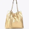 Lola Casademunt Bolsos<Bolso shopper brillante FUCSIA