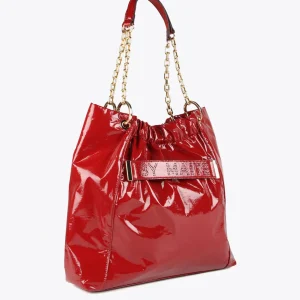 Lola Casademunt Bolsos Shopper | Bolsos De Hombro<Bolso shopper brillante NEGRO