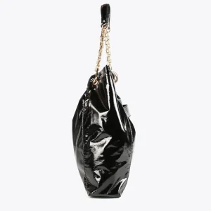 Lola Casademunt Bolsos Shopper | Bolsos De Hombro<Bolso shopper brillante NEGRO
