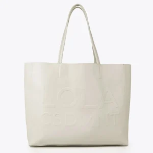 Lola Casademunt Bolsos<Bolso shopper con logo en relieve. FUCSIA