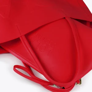Lola Casademunt Bolsos<Bolso shopper con logo en relieve FUCSIA