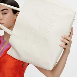 Lola Casademunt Bolsos<Bolso shopper con logo en relieve. FUCSIA