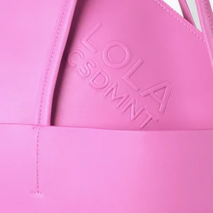 Lola Casademunt Bolsos<Bolso shopper con logo en relieve FUCSIA