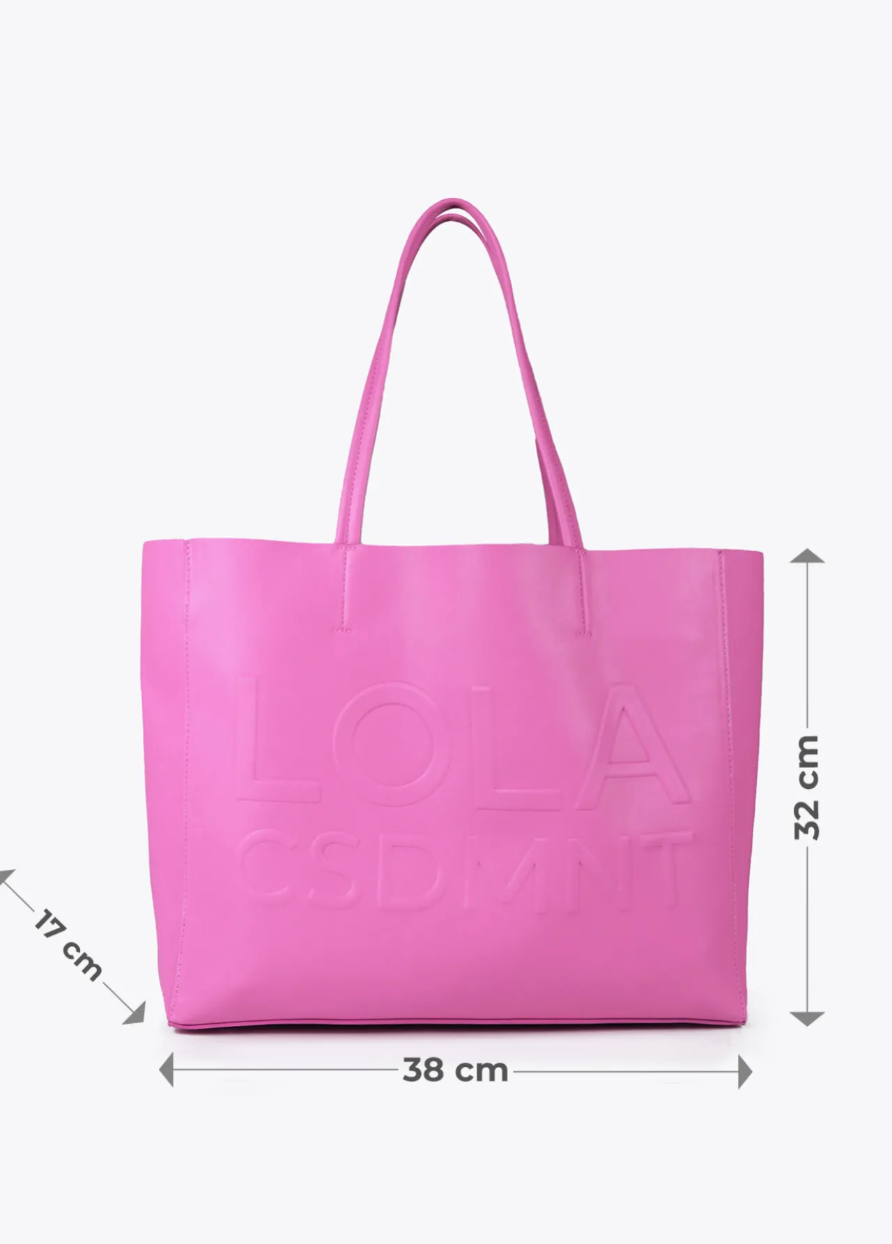 bolso_shopper_con_logo_en_relieve_6-2.webp Lola Casademunt Bolsos<Bolso shopper con logo en relieve FUCSIA