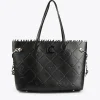 Lola Casademunt Bolsos<Bolso shopper logotipado NEGRO