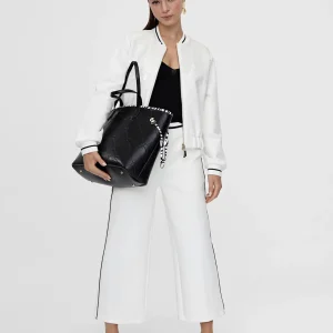 Lola Casademunt Bolsos<Bolso shopper logotipado NEGRO