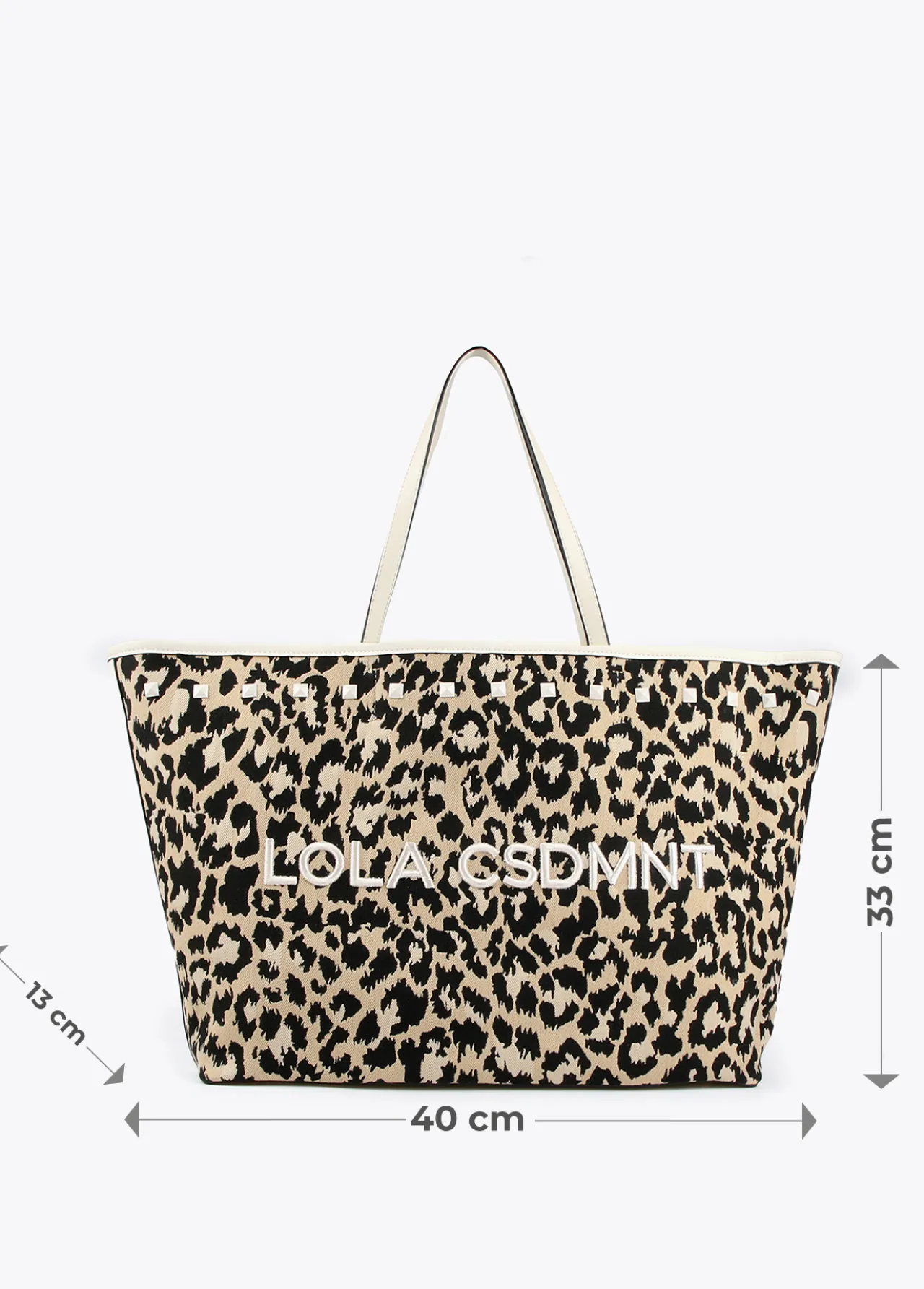 bolso_shopper_loneta_animal_print_6.webp Lola Casademunt Bolsos<Bolso shopper loneta animal print CRUDO-MARRON