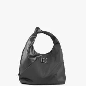 Lola Casademunt Bolsos<Bolso shopper materiales combinados NEGRO