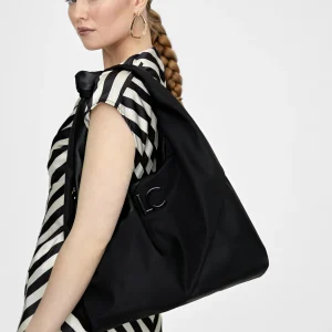 Lola Casademunt Bolsos<Bolso shopper materiales combinados NEGRO
