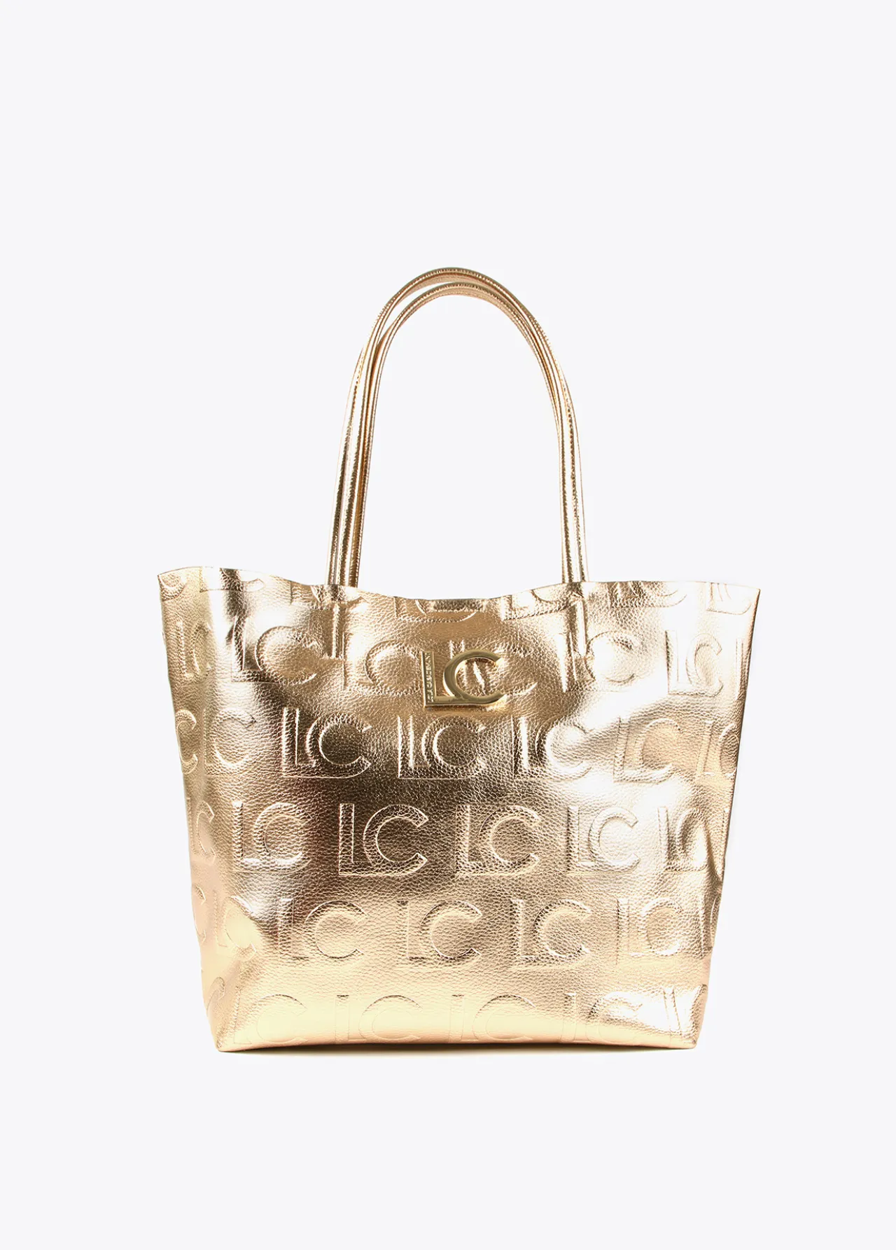 bolso_shopper_metalizado_0.webp Lola Casademunt Bolsos Shopper | Bolsos De Hombro<Bolso shopper metalizado DORADO