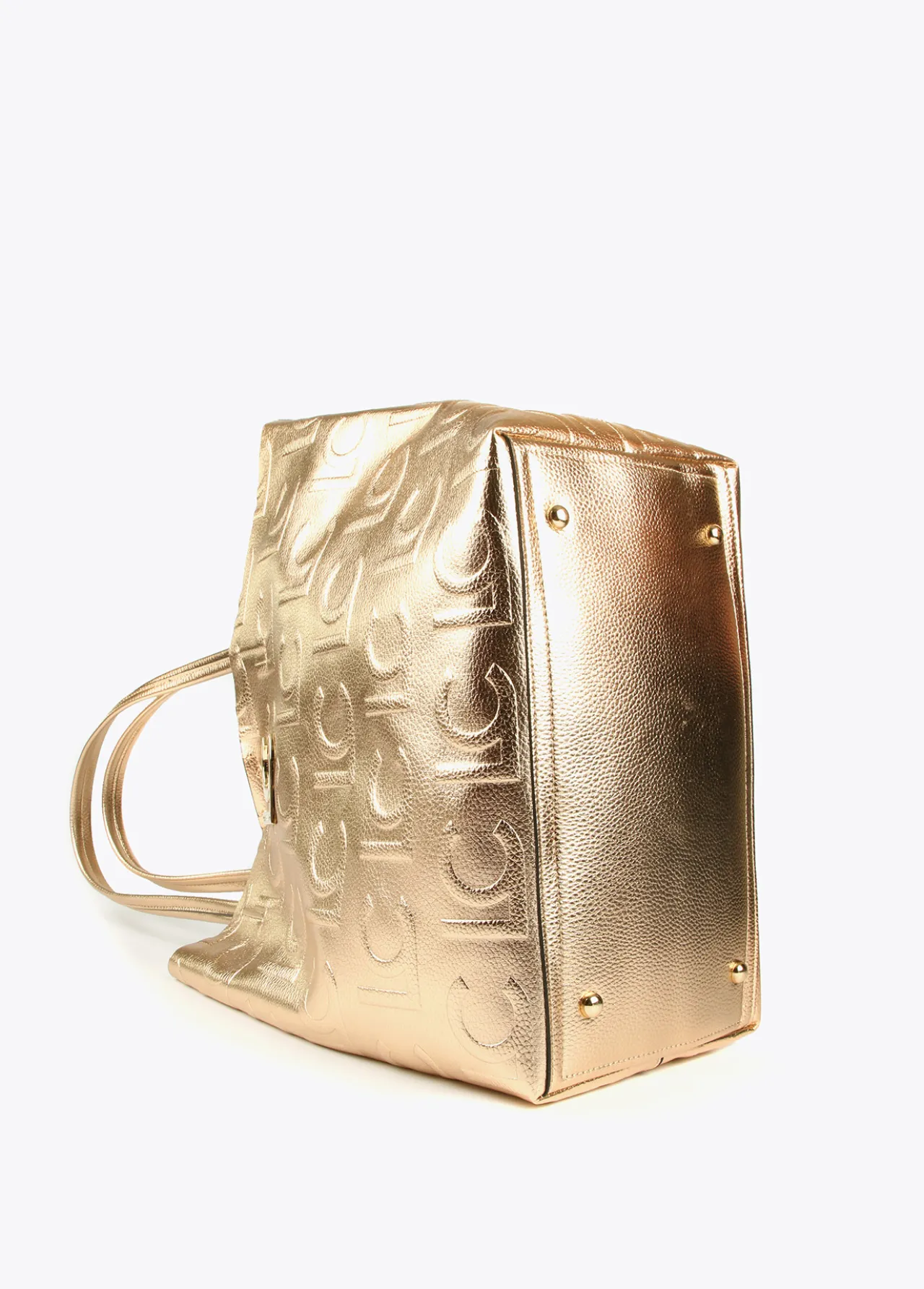 bolso_shopper_metalizado_3.webp Lola Casademunt Bolsos Shopper | Bolsos De Hombro<Bolso shopper metalizado DORADO