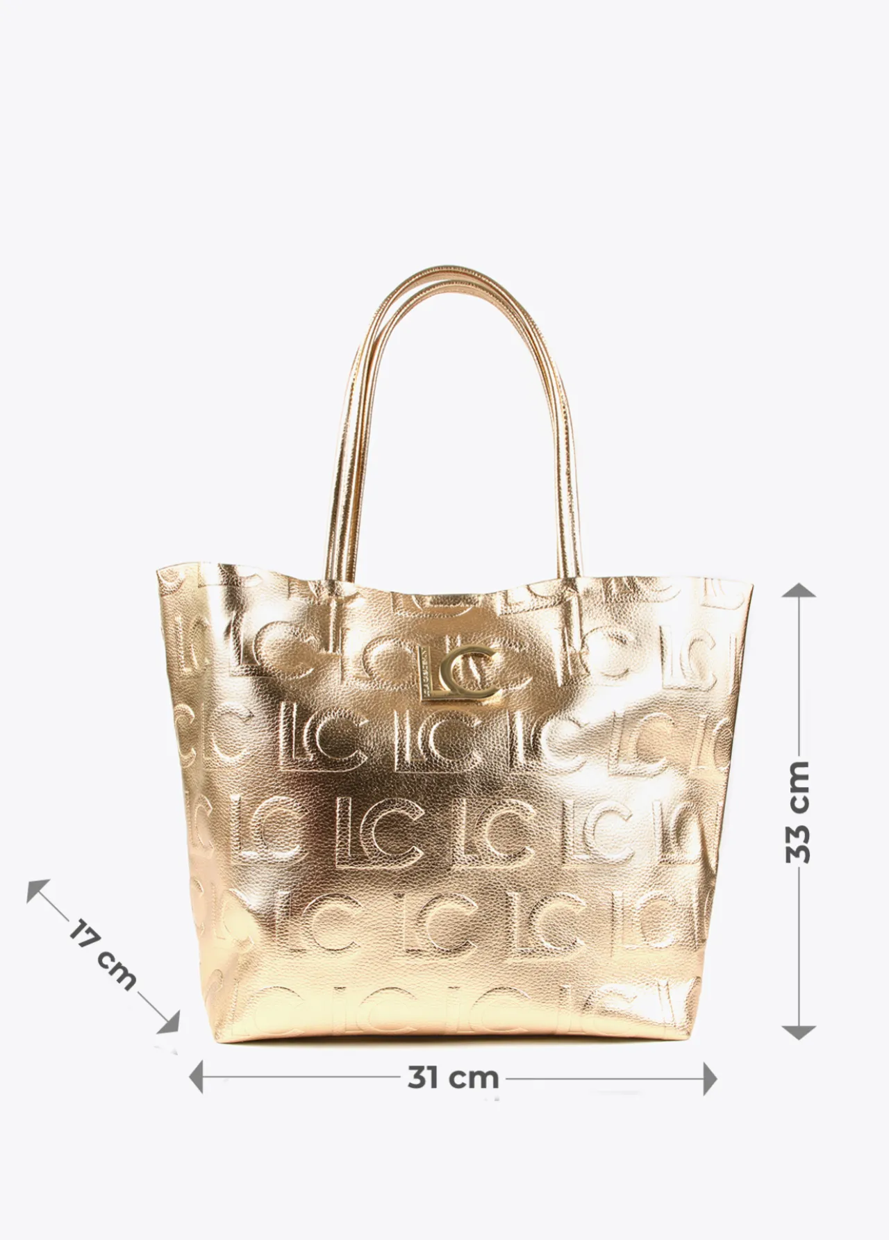 bolso_shopper_metalizado_5.webp Lola Casademunt Bolsos Shopper | Bolsos De Hombro<Bolso shopper metalizado DORADO