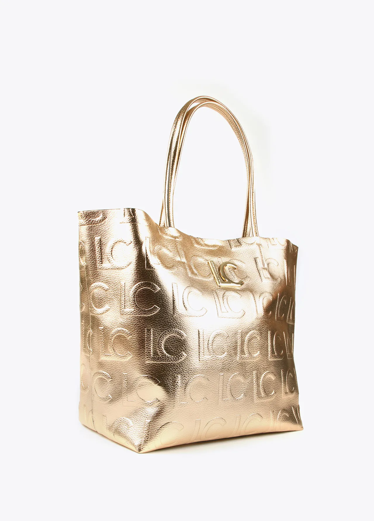 bolso_shopper_metalizado_6.webp Lola Casademunt Bolsos Shopper | Bolsos De Hombro<Bolso shopper metalizado DORADO