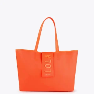 Lola Casademunt Bolsos<Bolso shopper nylon fluor FUCSIA