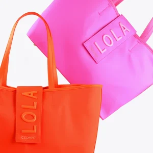 Lola Casademunt Bolsos<Bolso shopper nylon fluor FUCSIA