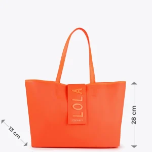 Lola Casademunt Bolsos<Bolso shopper nylon fluor FUCSIA