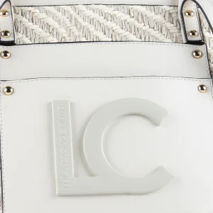 Lola Casademunt Bolsos | Baño<Bolso shopper tipo cesta NEGRO-BLANCO