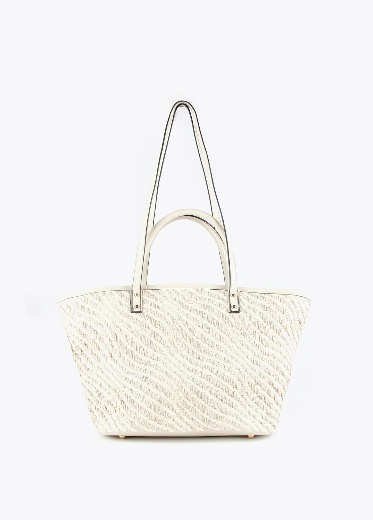bolso_shopper_tipo_cesta_5-2.webp Lola Casademunt Bolsos | Baño<Bolso shopper tipo cesta NEGRO-BLANCO