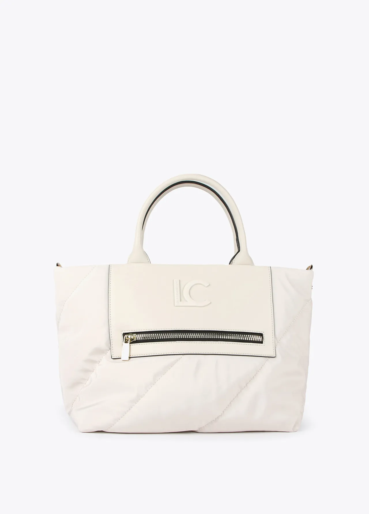 bolso_tipo_shooper_acolchado_0-1.webp Lola Casademunt Bolsos<Bolso tipo shooper acolchado NEGRO