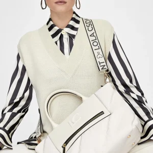 Lola Casademunt Bolsos<Bolso tipo shooper acolchado NEGRO