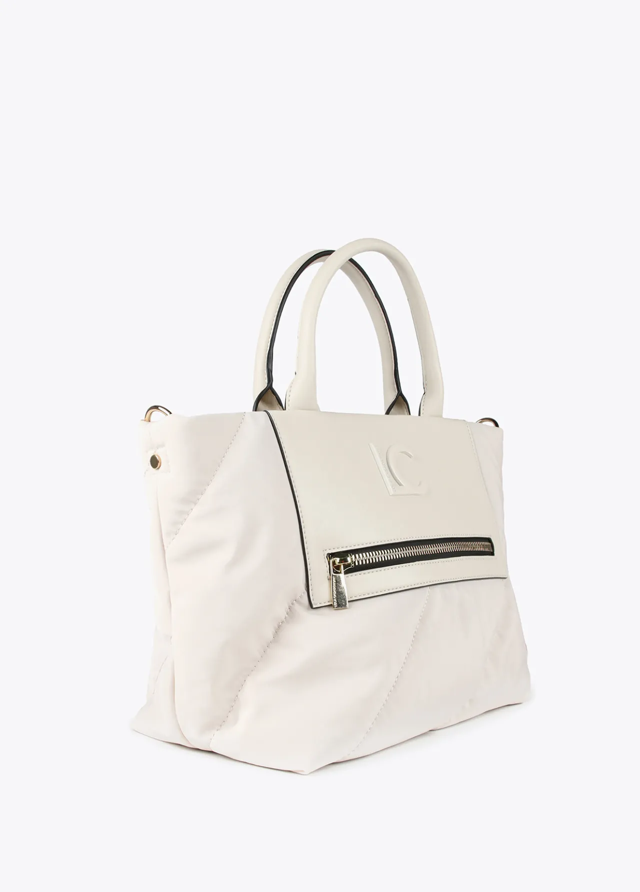 bolso_tipo_shooper_acolchado_3-1.webp Lola Casademunt Bolsos<Bolso tipo shooper acolchado NEGRO