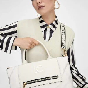 Lola Casademunt Bolsos<Bolso tipo shooper acolchado NEGRO