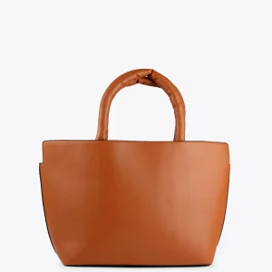 Lola Casademunt Bolsos<Bolso tipo shopper acolchado CAMEL