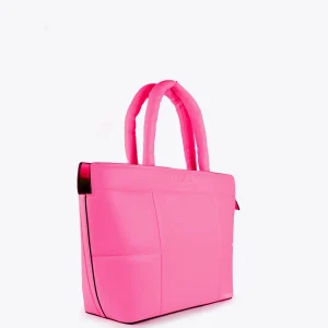 Lola Casademunt Bolsos<Bolso tipo shopper acolchado CAMEL