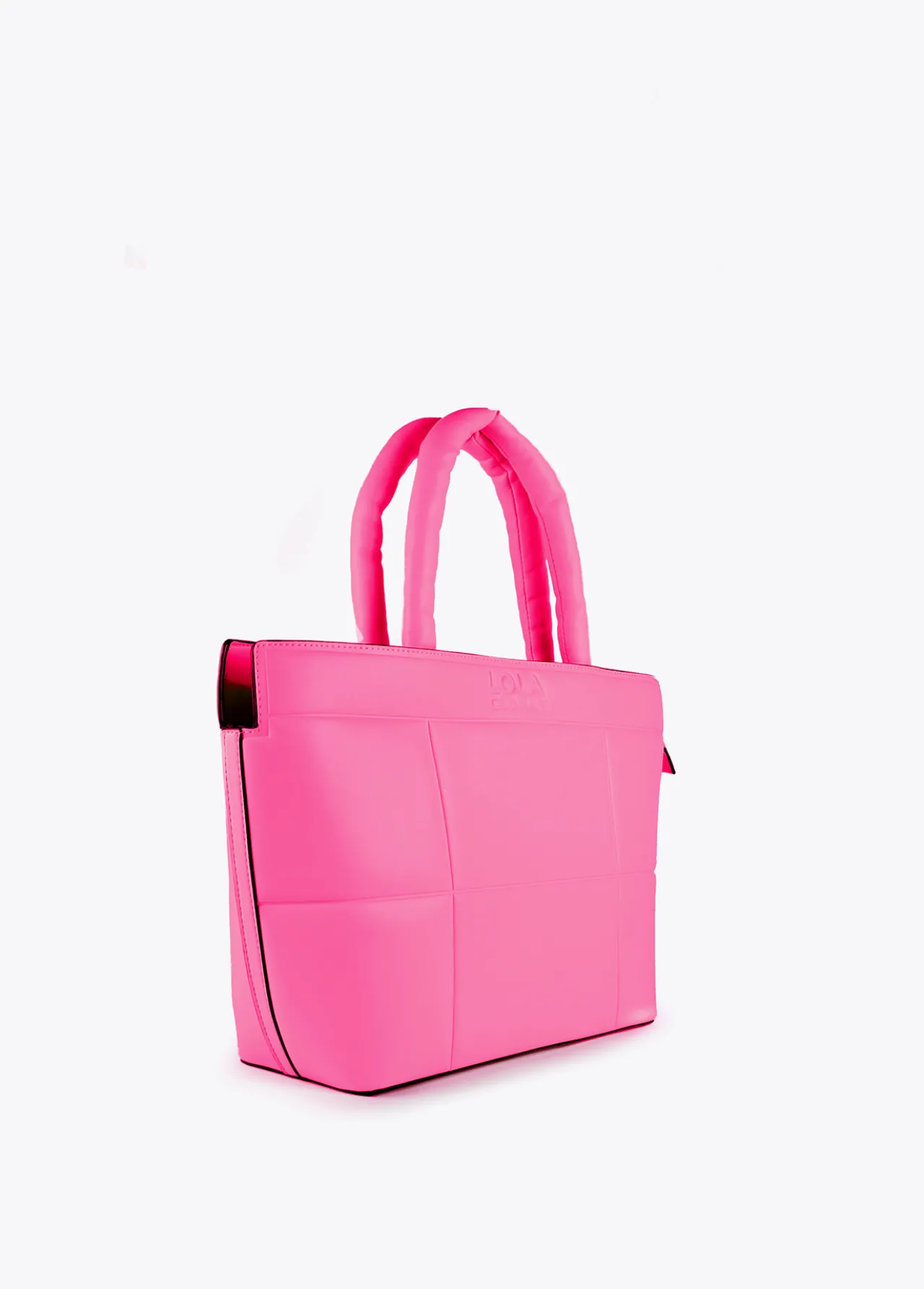 Lola Casademunt Bolsos<Bolso tipo shopper acolchado CAMEL