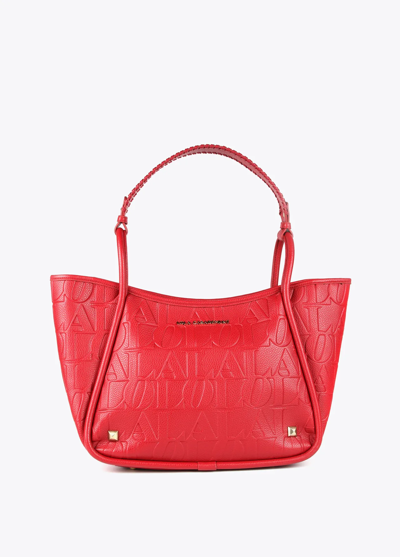 Lola Casademunt Bolsos<Bolso tipo shopper grabado NEGRO