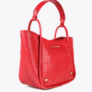 Lola Casademunt Bolsos<Bolso tipo shopper grabado NEGRO