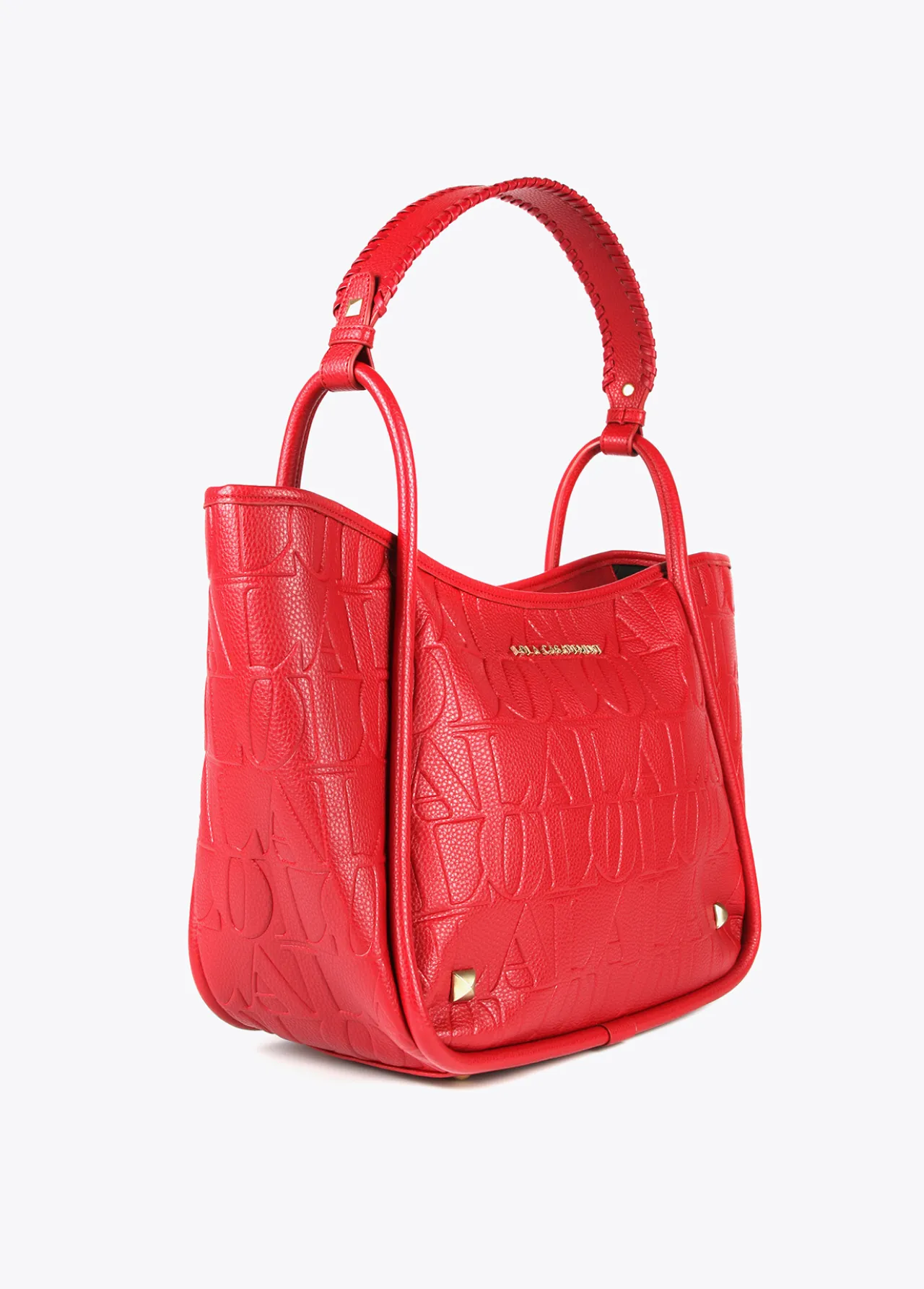 Lola Casademunt Bolsos<Bolso tipo shopper grabado NEGRO