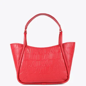 Lola Casademunt Bolsos<Bolso tipo shopper grabado NEGRO