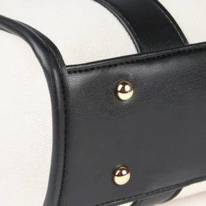 Lola Casademunt Bolsos<Bolso tipo shopper pequeño CRUDO-NEGRO