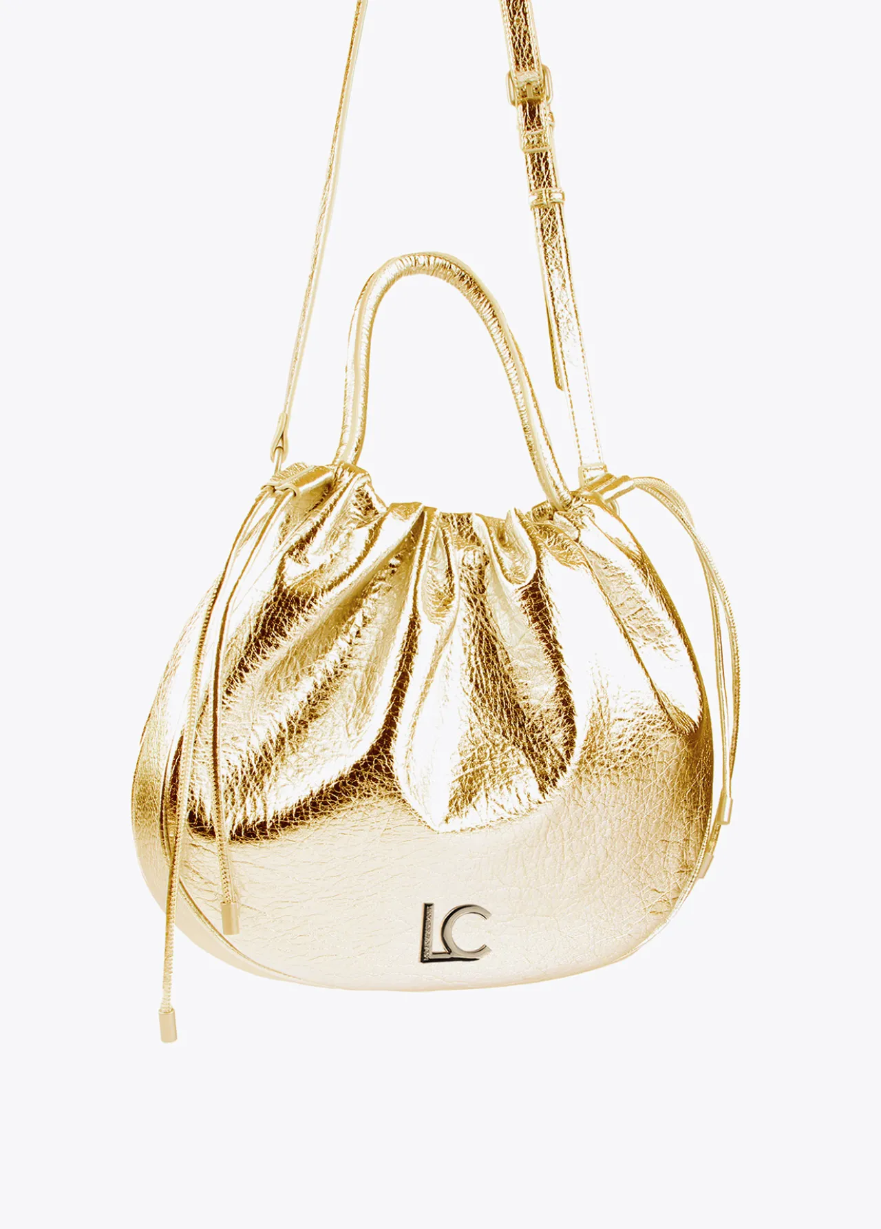 bolso_tipo_shopper_semicircular_1.webp Lola Casademunt Bolsos<Bolso tipo shopper semicircular DORADO