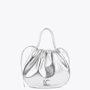 Lola Casademunt Bolsos<Bolso tipo shopper semicirular DORADO