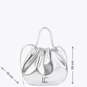 Lola Casademunt Bolsos<Bolso tipo shopper semicirular DORADO