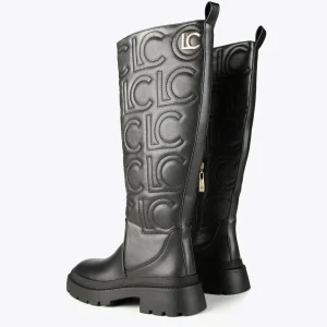 Lola Casademunt Botas Y Botines<Bota alta logotipada |  COLECCIÓN LOLA | Lola Casademunt NEGRO