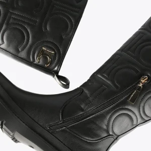 Lola Casademunt Botas Y Botines<Bota alta logotipada | COLECCIÓN LOLA | Lola Casademunt NEGRO