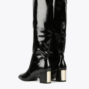 Lola Casademunt Botas Y Botines<Bota caña alta efecto charol NEGRO