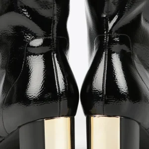 Lola Casademunt Botas Y Botines<Bota caña alta efecto charol NEGRO