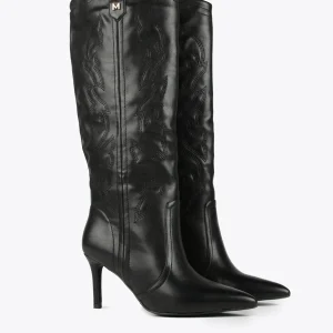 Lola Casademunt Botas Y Botines<Bota cowboy de caña alta NEGRO