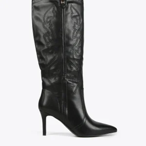 Lola Casademunt Botas Y Botines<Bota cowboy de caña alta NEGRO