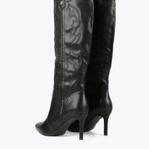 Lola Casademunt Botas Y Botines<Bota cowboy de caña alta NEGRO