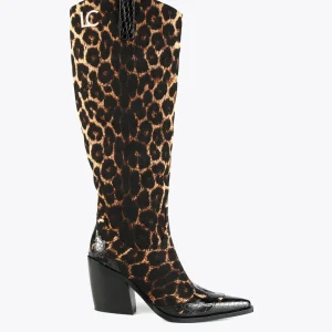 Lola Casademunt Botas Y Botines<Bota cowboy leopardo | COLECCIÓN LOLA | Lola Casademunt ESTAMPADO