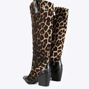 Lola Casademunt Botas Y Botines<Bota cowboy leopardo | COLECCIÓN LOLA | Lola Casademunt ESTAMPADO