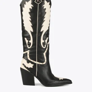 Lola Casademunt Botas Y Botines<Bota estilo cowboy NEGRO-BLANCO